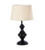 Beige Shade Table Lamp With Metal Base