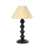 Beige Shade Table Lamp With Metal Base