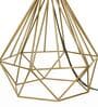 Beige Shade Table Lamp With Metal Base