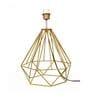 Beige Shade Table Lamp With Metal Base