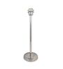 Beige Shade Table Lamp With Stainless Steel Base