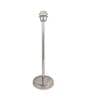 Beige Shade Table Lamp With Stainless Steel Base