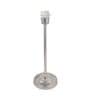 Gaze Beige Cotton Shade Night Lamp With Stainless Steel Base