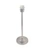 Beige Shade Table Lamp With Stainless Steel Base