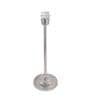 Beige Shade Table Lamp With Stainless Steel Base