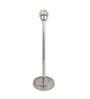 Beige Shade Table Lamp With Stainless Steel Base