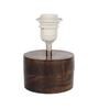 Beige Shade Table Lamp With Wooden Base