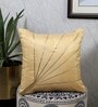 Beige Silk Abstract 16x16 inches Cushion Covers (1 Pc)