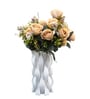 Beige Silk Rose Silk Bunch Single Stem Flower