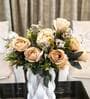 Beige Silk Rose Silk Bunch Single Stem Flower