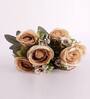 Beige Silk Rose Silk Bunch Single Stem Flower