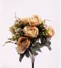 Beige Silk Rose Silk Bunch Single Stem Flower