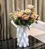 Beige Silk Rose Silk Bunch Single Stem Flower