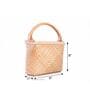 Beige Sitalpatti Handheld  Basket