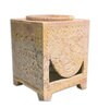 Beige Soapstone Buddha Oil Diffuser with Essential Oil