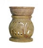 Beige Soapstone Elephant Oil Diffuser with Essential Oil