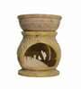 Beige Soapstone Elephant Oil Diffuser with Essential Oil