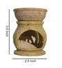 Beige Soapstone Elephant Oil Diffuser with Essential Oil