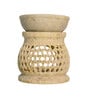 Beige Soapstone Jali Oil Diffuser with Essential Oil