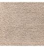 Beige Shaggy Polyester 28x20 Inches AntiSkid Bath Mat