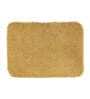 Beige Solid 100% Polyester 23.6x15.7 Inches AntiSkid Bath Mat