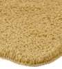 Beige Solid 100% Polyester 23.6x15.7 Inches AntiSkid Bath Mat