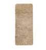 Beige Solid 100% Polyester 59x23.6 Inches AntiSkid Bath Mat