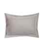 Beige Solid 300 TC Cotton 2 Pillow Cover Set