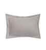 Beige Solid 300 TC Cotton 2 Pillow Cover Set