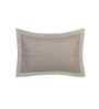 Beige Solid 300 TC Cotton 2 Pillow Sham Set