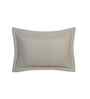 Beige Solid 300 TC Cotton 2 Pillow Sham Set