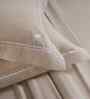 Beige Solid 300 TC Cotton King Size Bed Sheet with 2 Pillow Covers 24 Collection