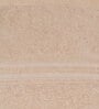 Beige Solid 500 GSM Cotton Bath Towel