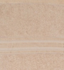 Beige Solid 500 GSM Cotton Bath Towel