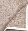 Beige Solid 500 GSM Cotton Face Towels (Set of 4)
