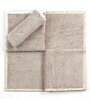 Beige Solid 500 GSM Cotton Face Towels (Set of 4)