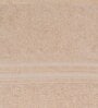 Beige Solid 500 GSM Cotton Hand Towels (Set of 2)