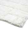 Beige Solid Cotton 16x24 Inches Anti Skid Bath Mat