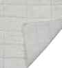 Beige Solid Cotton 16x24 Inches Anti Skid Bath Mat