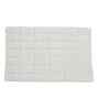 Beige Solid Cotton 20x31 Inches Anti Skid Bath Mat