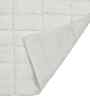 Beige Solid Cotton 20x31 Inches Anti Skid Bath Mat