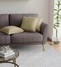 Beige Solid Cotton 16 x 16 Inch Cushion Covers (Pack of 5)