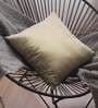 Beige Solid Cotton 16 x 16 Inch Cushion Covers (Pack of 5)