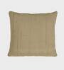 Beige Solid Cotton 16 x 16 Inch Cushion Covers (Pack of 5)