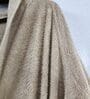 Beige Solid Cotton Unisex Bath Robe (XL)