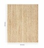 Beige Solid Jute 3 ft x 5 ft Hand Woven Carpet