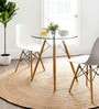 Beige Solid Jute 3 ftx3 ft Hand Woven Carpet