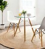 Beige Solid Jute 3 ftx3 ft Hand Woven Carpet