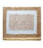 Beige Abstract Microfibre 32x20 Inches Super Soft Bath Mat
