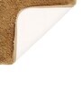 Beige Solid MicroFibre 14x10 Inches Antiskid Bath Mats